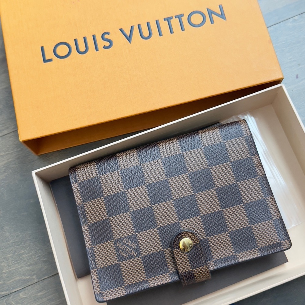 Louis Vuitton Brown Checkered Wallet